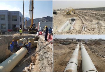 GRP/FRP Pipe Installation